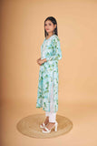 Arsh Handcrafted MulMul Cotton Printed Chikankari Kurti - arshchikan