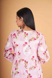 Arsh Handcrafted MulMul Cotton Printed Chikankari Kurti - arshchikan