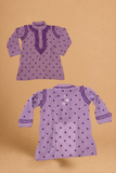 Arsh Handcrafted Boys Kurta Pajama Chikankari Set