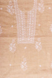 Arsh Handcrafted Khadi Cotton Unstitched Chikankari Kurti and Dupatta Seta - arshchikan