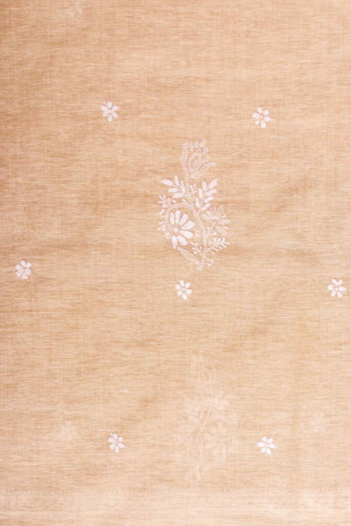 Arsh Handcrafted Khadi Cotton Unstitched Chikankari Kurti and Dupatta Seta - arshchikan