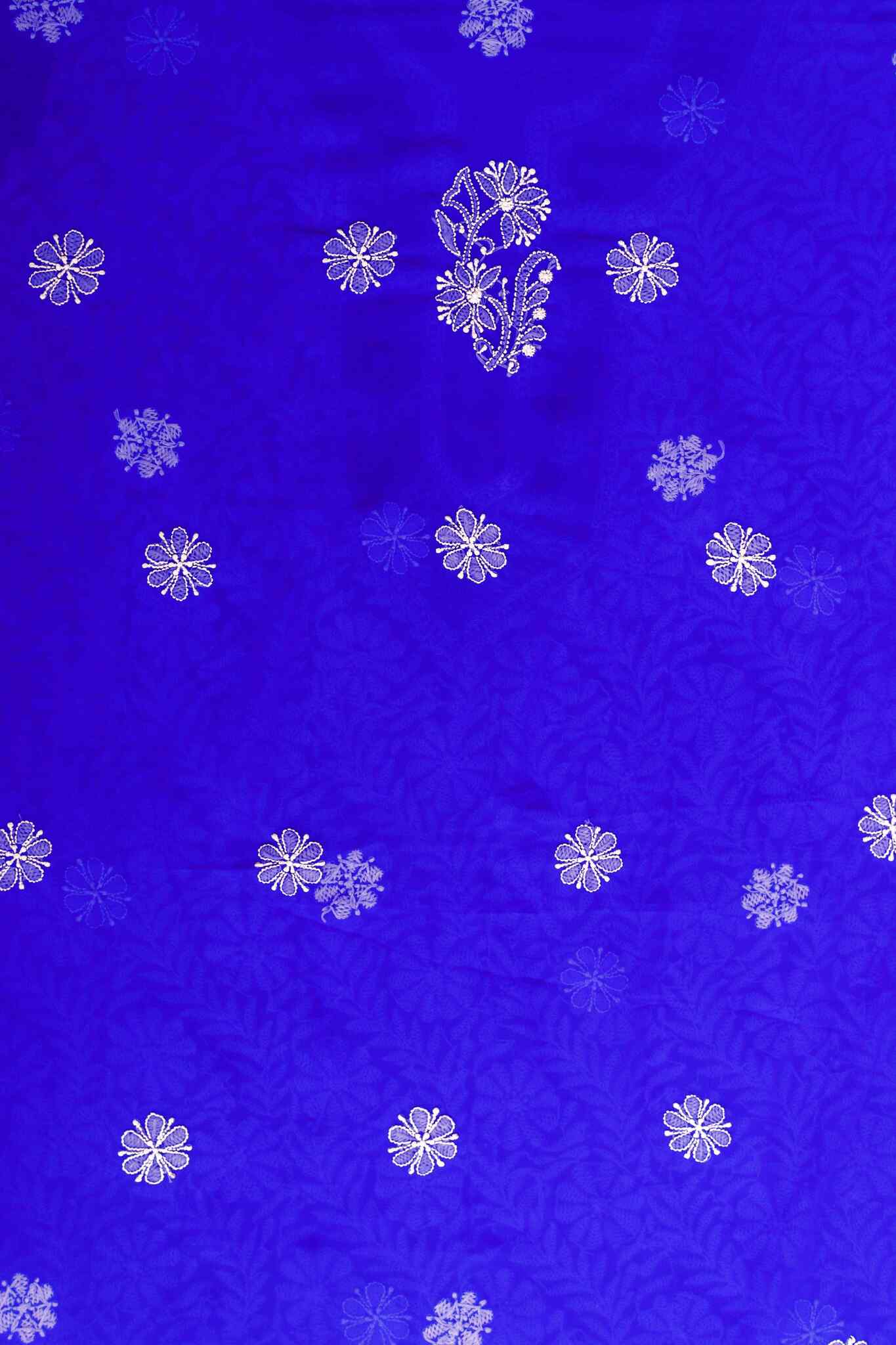 Arsh Handcrafted Parsi Neck Front Jaal Georgette Unstitched Chikankari 3pc Suit - arshchikan