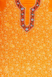 Arsh Handcrafted Parsi Neck Front Jaal Georgette Unstitched Chikankari 3pc Suit - arshchikan