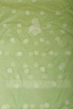 Arsh Handcrafted Forest Green Cotton Unstitched Chikankari Front Jaal 3pc Suit - arshchikan