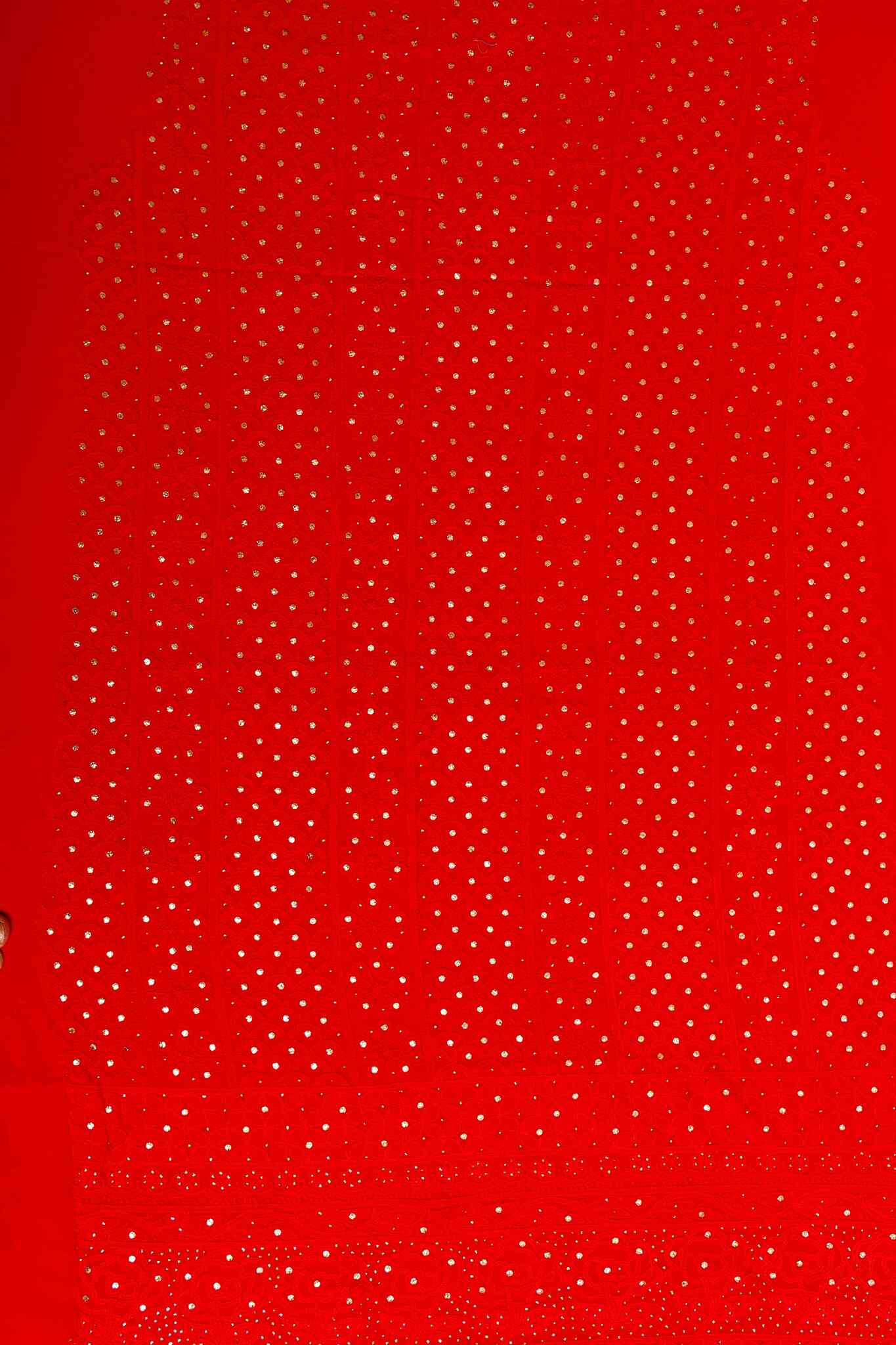 Arsh Handcrafted Pure Viscose Georgette Kurti and Dupatta set. - arshchikan