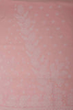 Arsh Handcrafted Light Pink Cotton Unstitched Chikankari 3pc Suit - arshchikan
