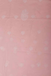 Arsh Handcrafted Light Pink Cotton Unstitched Chikankari 3pc Suit - arshchikan