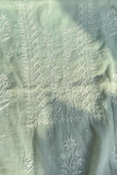 Arsh Handcrafted Mul Chanderi Unstitched Chikankari Kurti and Dupatta set