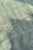 Arsh Handcrafted Mul Chanderi Unstitched Chikankari Kurti and Dupatta set