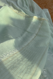 Arsh Handcrafted Mul Chanderi Unstitched Chikankari Kurti and Dupatta set
