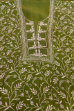 Arsh Handcrafted Mul Chanderi Unstitched Chikankari Kurti and Dupatta set