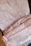 Arsh Handcrafted Pure Tissue Kurti and Dupatta Chikankari Set