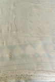 Arsh Handcrafted Pure Viscose Georgette Fawn Unstitched Chikankari Kurti Piece.