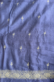 Arsh Handcrafted Chikan Mens Pure Silk Kurta Piece