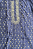Arsh Handcrafted Chikan Mens Pure Silk Kurta Piece