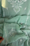 Arsh Handcrafted Pure Mul Chanderi Kaftaan Dress - arshchikan