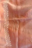 Arsh Hand Embroidered Chikan Mens Pure Chanderi Kurta Piece