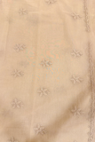 Arsh Handcrafted Mul Chanderi Unstitched Chikankari Kurti and Dupatta set