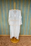 Arsh Handcrafted Pure Mul Chanderi Kurti and Dupatta Semi Stitched Set
