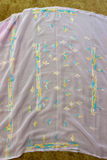 Arsh Handcrafted Front Jaal Georgette Unstitched Chikankari 3pc Suit - arshchikan