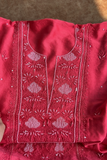 Arsh Handcrafted Chanderi Silk Kurti and Dupatta Semi Stitched Set