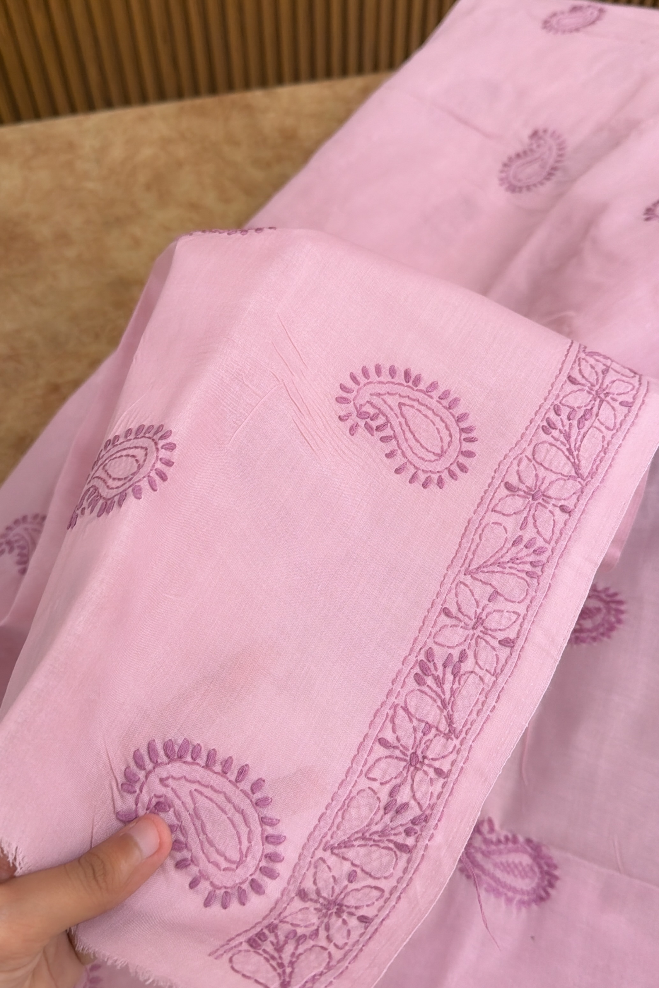Arsh Handcrafted Pure Cotton Unstitched Chikankari Kurti Pc - arshchikan
