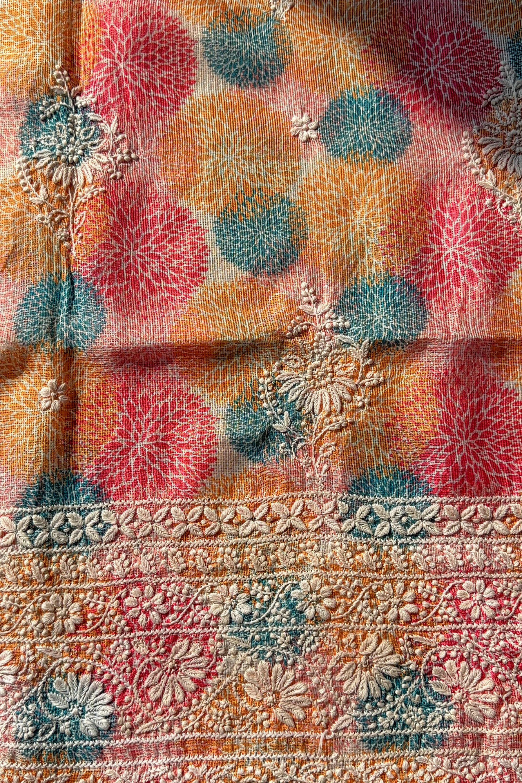 Arsh Handmade Printed Kota Kurti and Dupatta Set - arshchikan