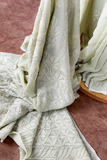 Arsh Handcrafted Pure Georgette Palla Boota Chikan Embroidered Saree