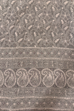 Arsh Handcrafted Grey Cotton Unstitched Chikankari Front Jaal 3pc Suit