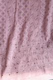 Arsh Handcrafted Pure Viscose Georgette Unstitched Chikankari Kurti And Dupatta Set