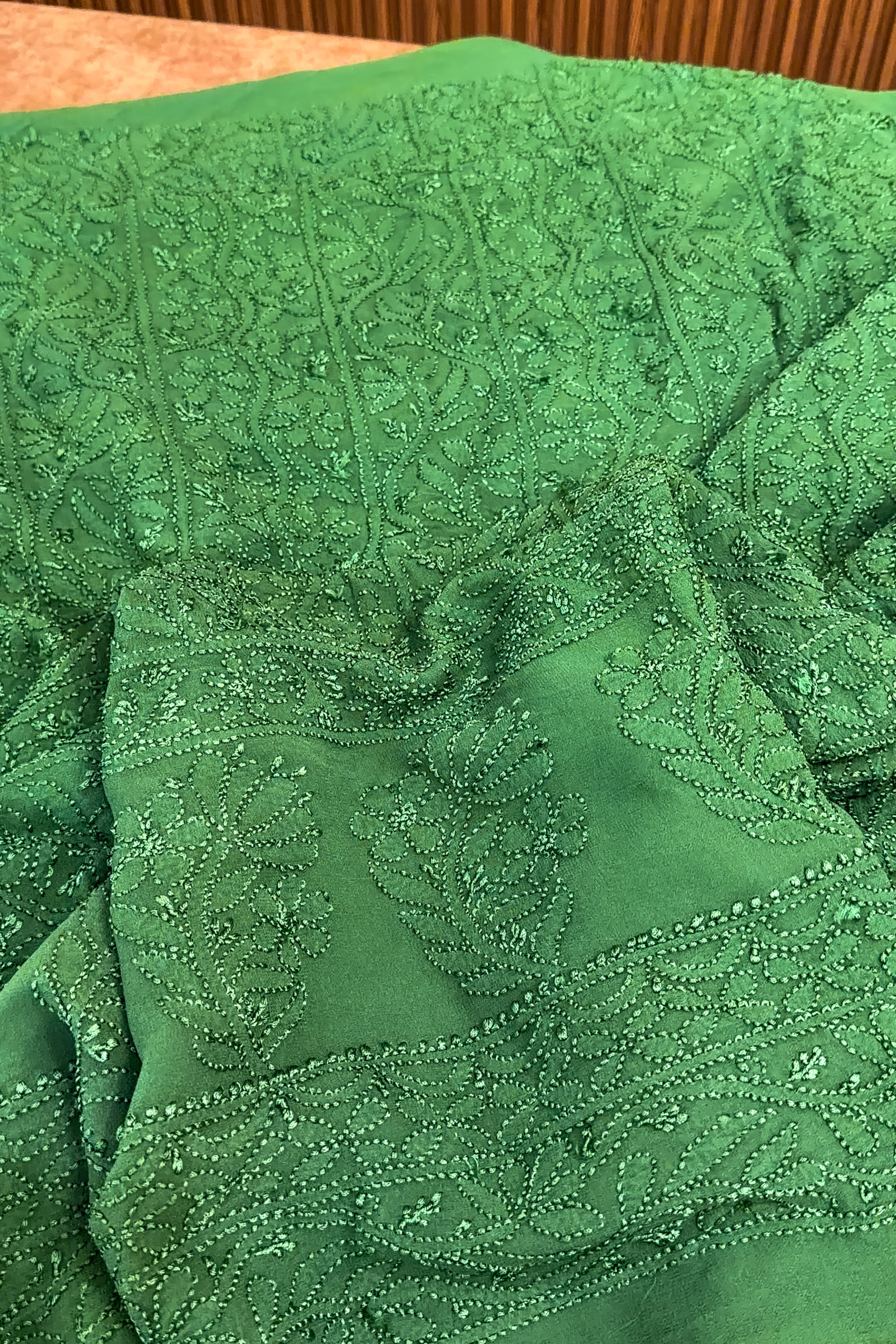 Arsh Handcrafted Pure Viscose Georgette Unstitched Chikankari 2pc Set - arshchikan