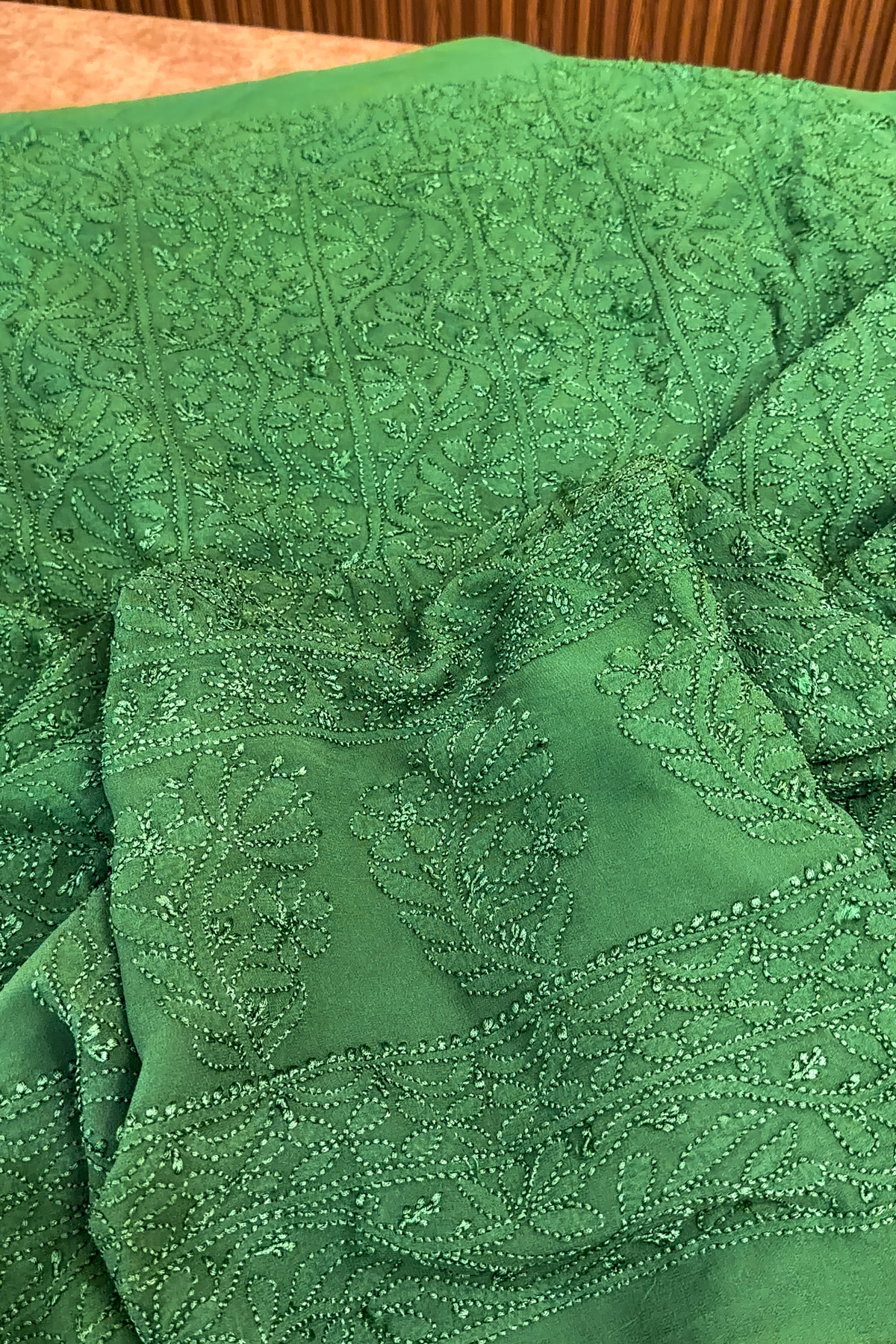 Arsh Handcrafted Pure Viscose Georgette Unstitched Chikankari 2pc Set - arshchikan