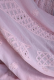 Arsh Handcrafted Pure Viscose Georgette Unstitched Chikankari Kurti And Dupatta Set