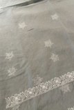 Arsh Handcrafted Grey Cotton Unstitched Chikankari Front Jaal 3pc Suit