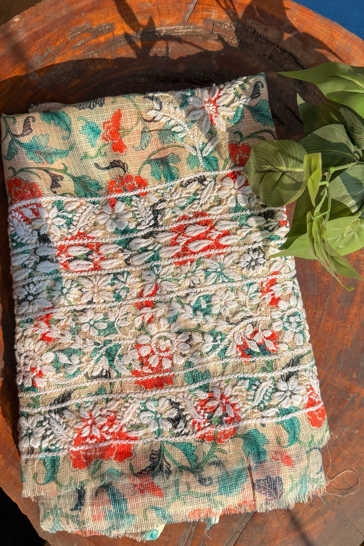 Arsh Handmade Printed Kota Doria Kurti and Dupatta Set - arshchikan