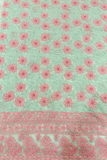 Arsh Handcrafted Green Georgette Unstitched Chikankari Suit Set