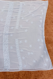 Arsh Handcrafted Pure Viscose Georgette Unstitched Chikankari Kurti And Dupatta Set