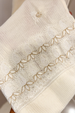 Arsh Handcrafted Pure Chanderi Chikankari Semi Stiched Coord Set