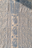Arsh Handcrafted Mul Chanderi Unstitched Chikankari Kurti and Dupatta set