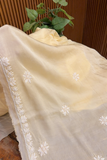 Arsh Handcrafted Modal Satin Unstitched Chikankari Suit Set - arshchikan