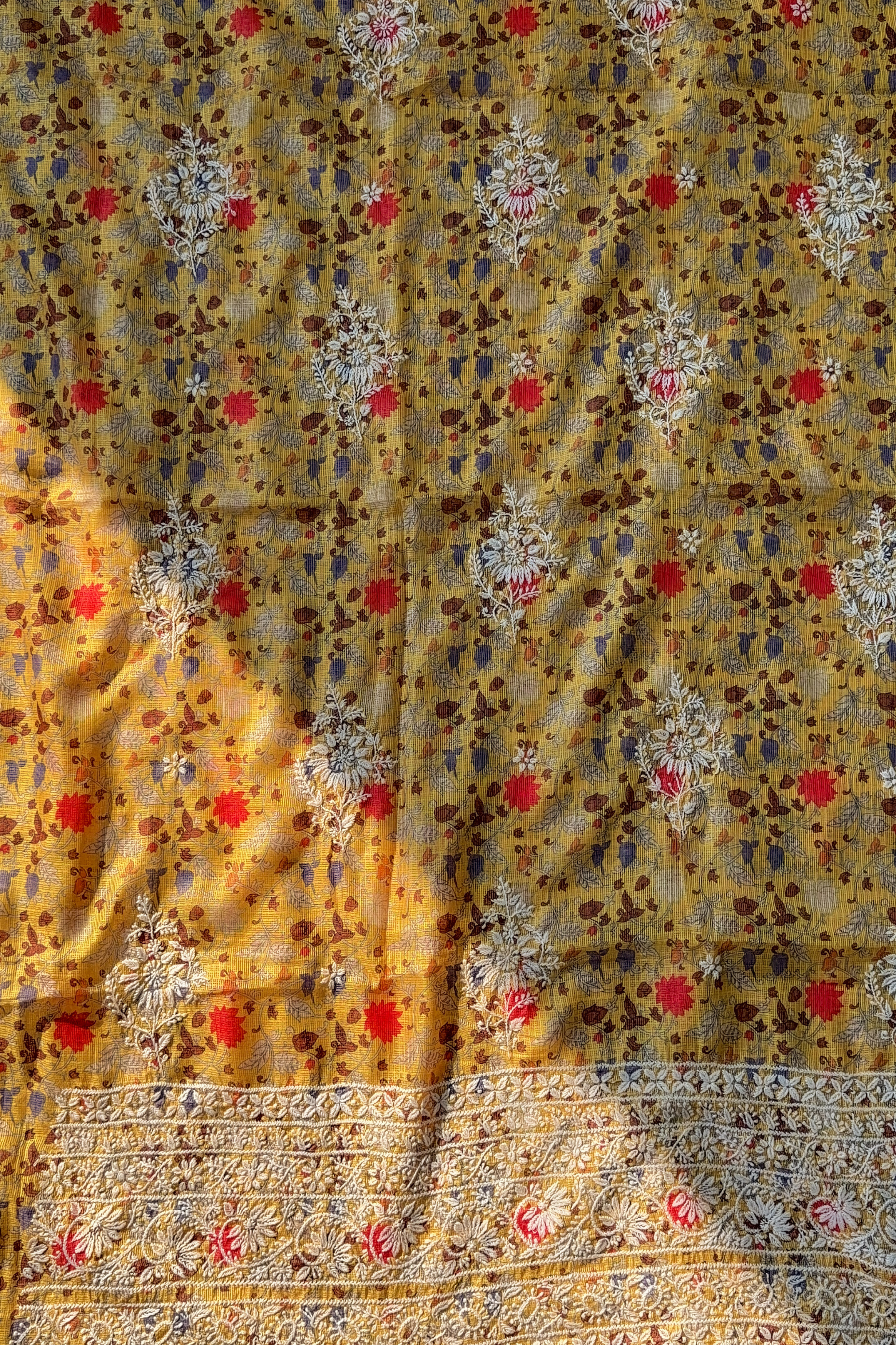 Arsh Handmade Printed Kota Kurti and Dupatta Set - arshchikan