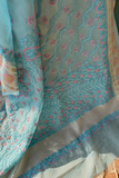 Arsh Hand Embroidered Chikankari Banaras Kota Silk Saree