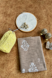Arsh Handcrafted Tissue Chanderi Kurti and Dupatta Set