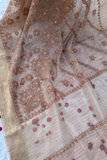 Arsh Hand Embroidered Banarasi Tissue Chikan Saree