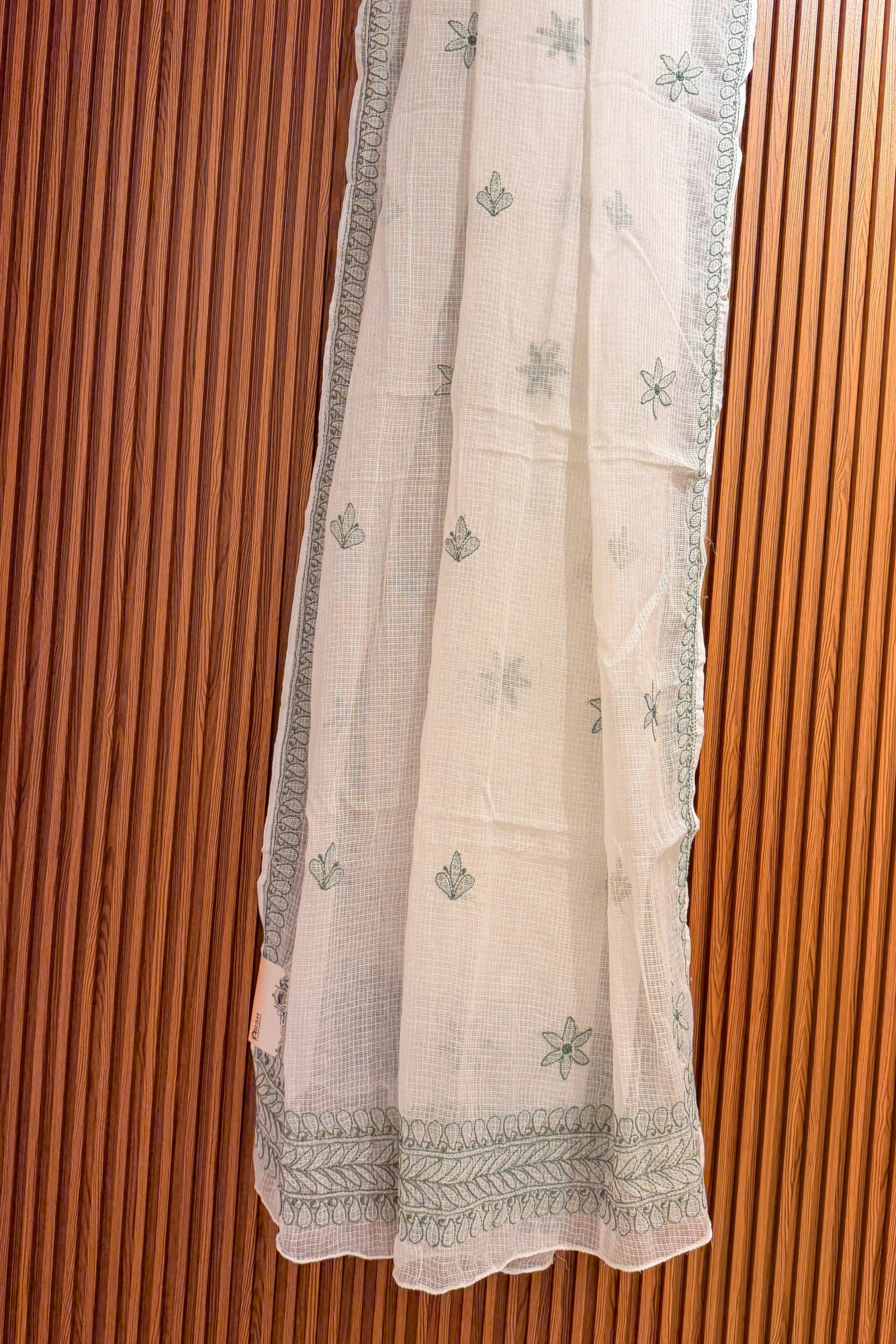 Arsh Handcrafted Chikankari Kota Doria Dupatta - arshchikan