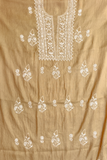 Arsh Handcrafted Tissue Chanderi Kurti and Dupatta Set - arshchikan