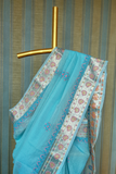 Arsh Hand Embroidered Chikankari Banaras Kota Silk Saree