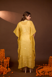 Arsh Handcrafted Pure Tissue Kaftan Dress