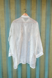 Arsh Handcrafted Mul Chanderi Mukesh Chikankari Semi Stiched Coord Set