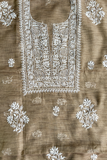 Arsh Handcrafted Tissue Chanderi Kurti and Dupatta Set